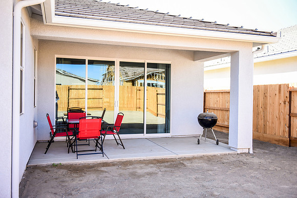 Backyard patio