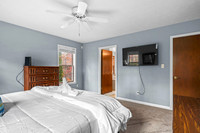 Master bedroom. king size bed