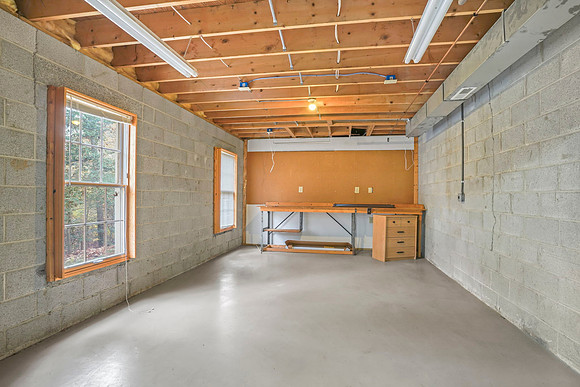 unfinished basement