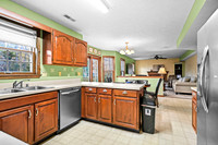 Full size refrigerator,dishwasher, Microwave and stove