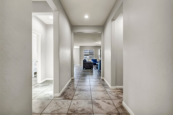 Front entrance, hallway to the left to bedrooms