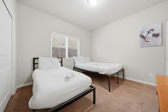 Bedroom 4.  Double and single bed