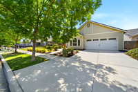 driveway to a 2 car garage