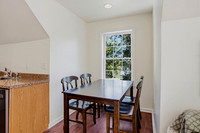 Dining area.  Seating for 4.