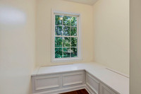 Reading nook in the hallway to the bedroom.