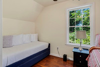 Futon in bedroom