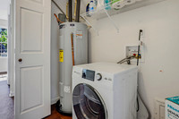 Full laundry.  Washer/dryer combo unit.