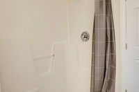 Walkin shower.