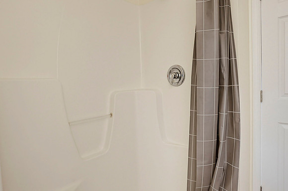 Walkin shower.