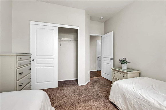 bedroom 1 - 2 full beds