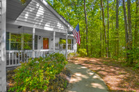 Walkway to a inviting front porch