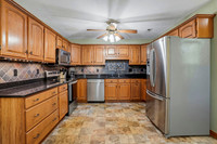 The kitchen is fully stocked for your cooking needs