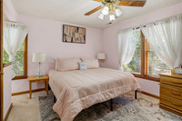Master bedroom, first floor, king bed