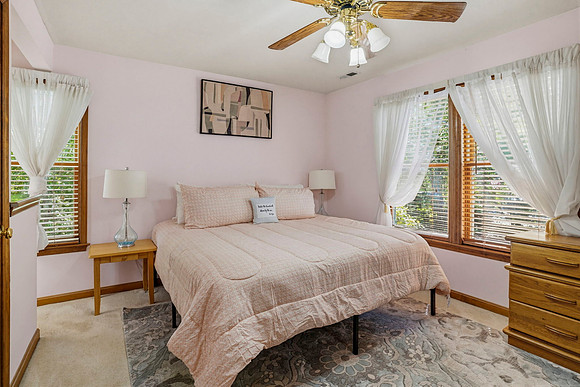 Master bedroom, first floor, king bed