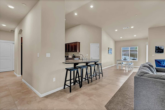view to the kitchen
