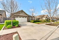 driveway to a 2 car garage