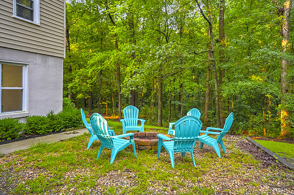 Fire pit for a fun family evening.