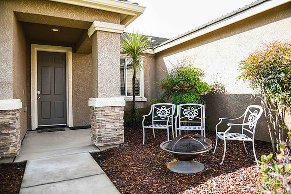 front courtyard