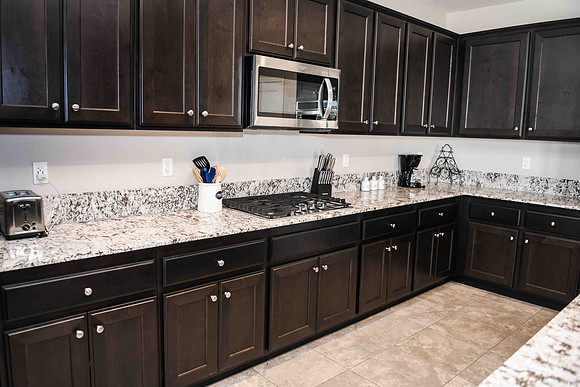 cooktop and microwave