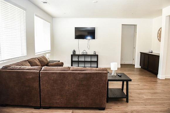 Living room.  Large sectional