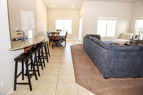 Kitchen and Living Room