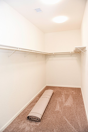 Large master closet.