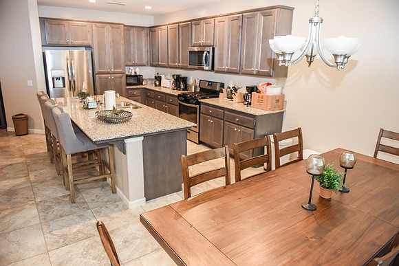 dining area. kitchen