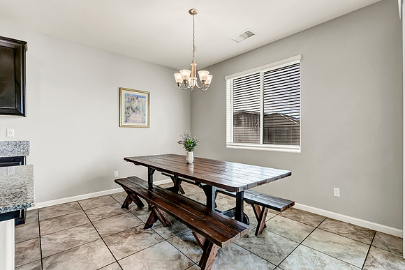 Dining area.  seating for 6
